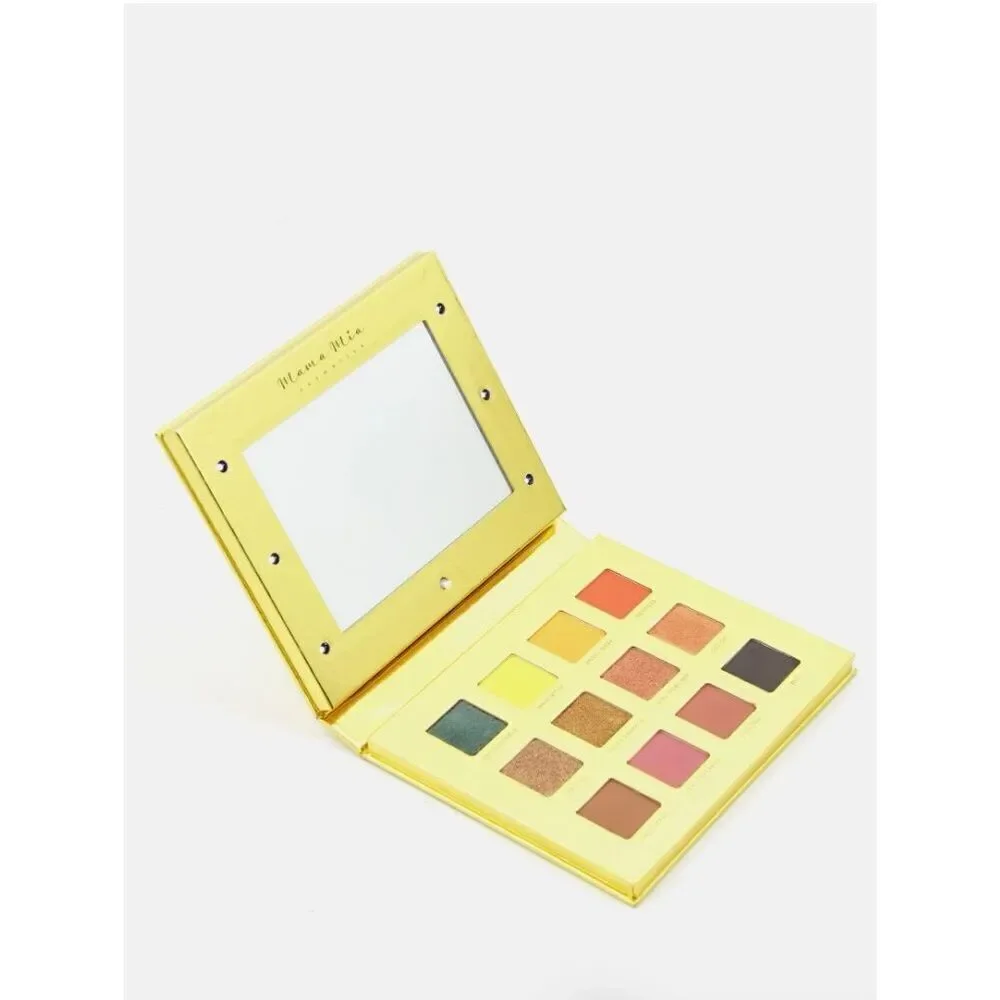 Cosmyfy Mama Mia Pressed Pigment Eyeshadow 12 Shade Palette New